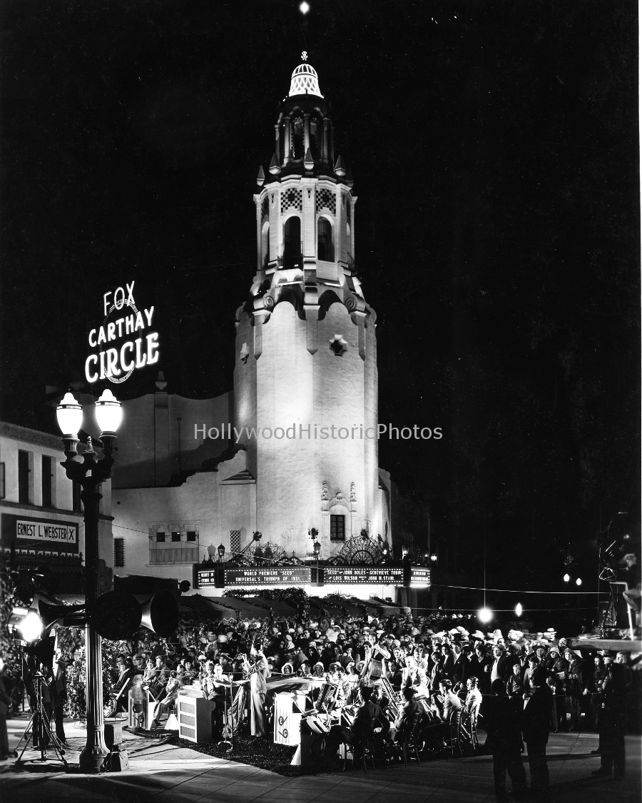 Carthay Circle Theatre 1931 Premiere of Seed with Bette Davis wm.jpg